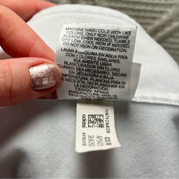 ADIDAS | Boys' Zip Up Track Jacket Sweatshirt Black and White XL - Picture 10 of 10